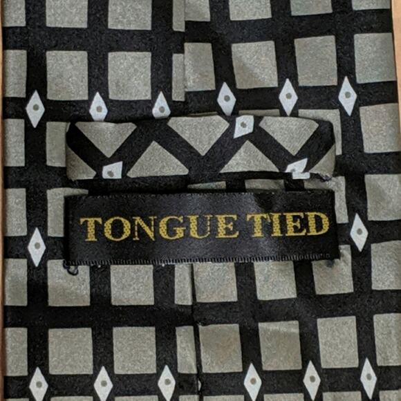 Tongue Tied Silk Tie - Size O/S - GUC - Picture 3 of 5